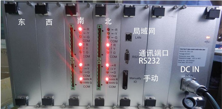 智能交通控制機(jī)接線示意圖